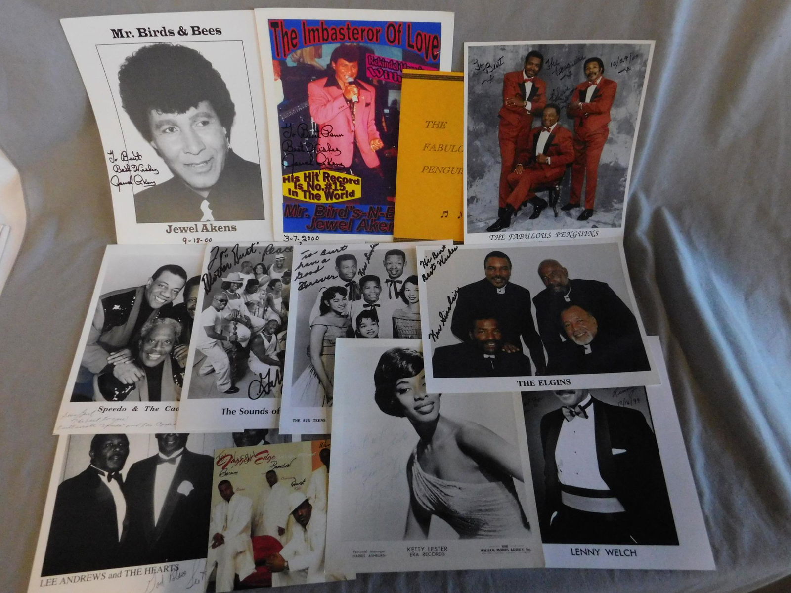 Autographed Photos - A.A. Singers & Groups (1 of 8)