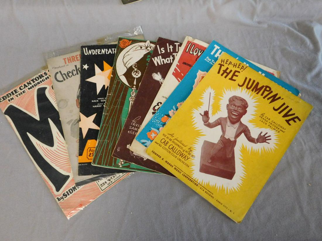 Large Collection of Vintage Sheet Music (1 of 19)