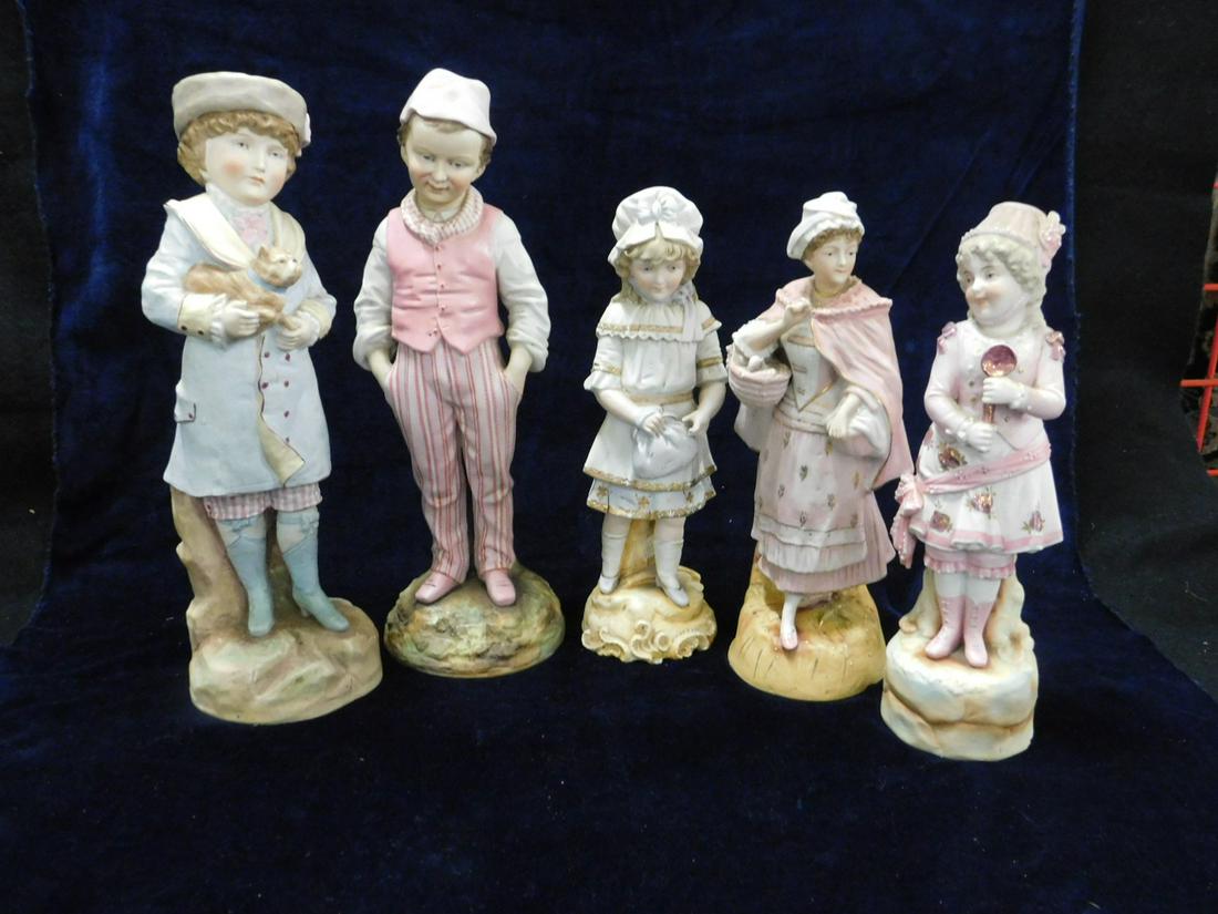 5 German Bisque Figures (1 of 11)