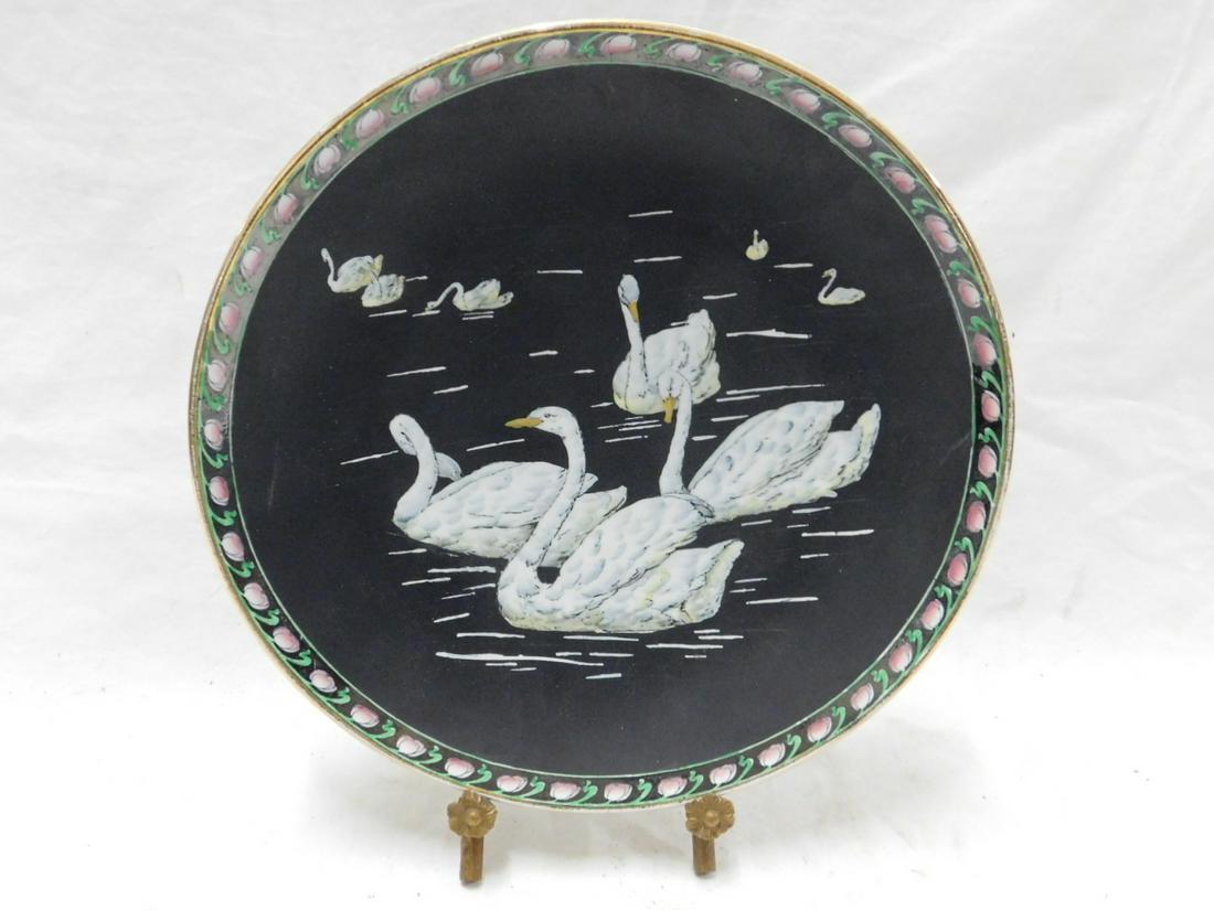 Minton Porcelain Swans Plate (1 of 5)