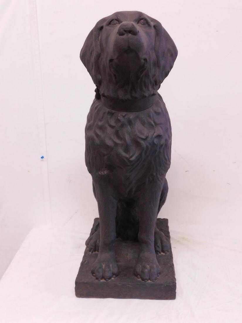 Sculptured Seated Dog (1 of 5)