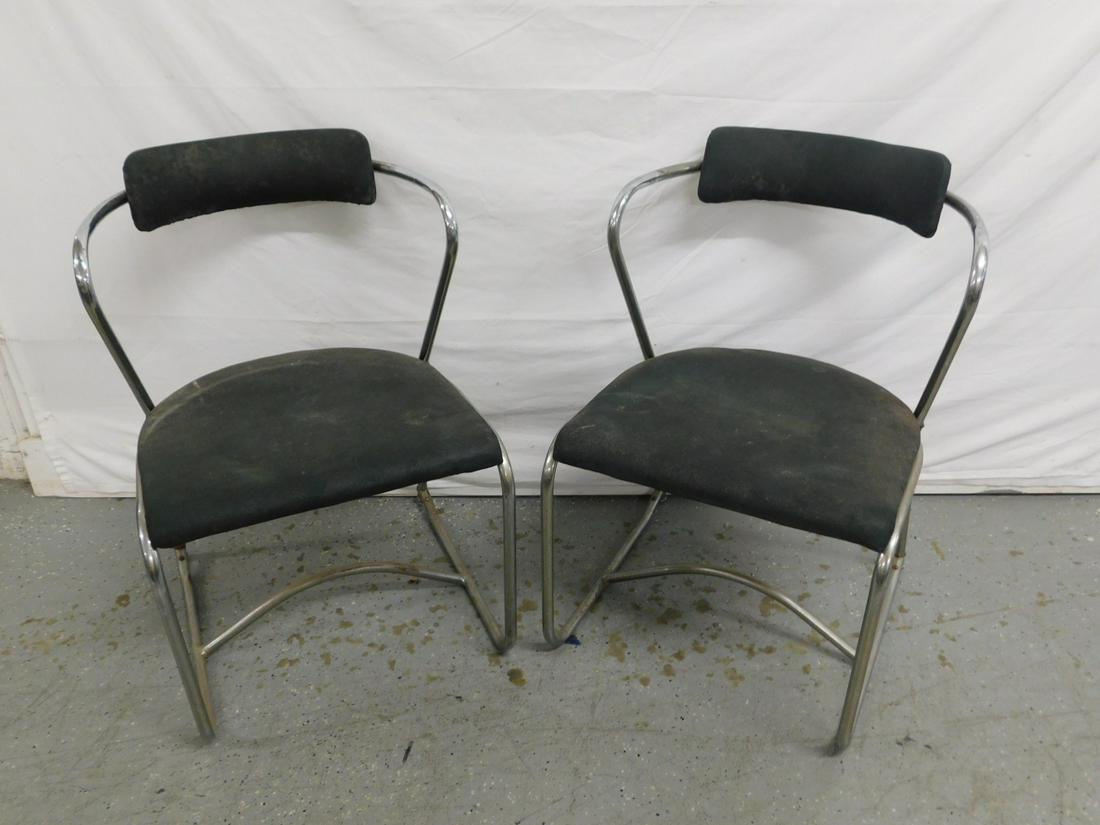 Pr Deco Open Arm Chairs (1 of 7)