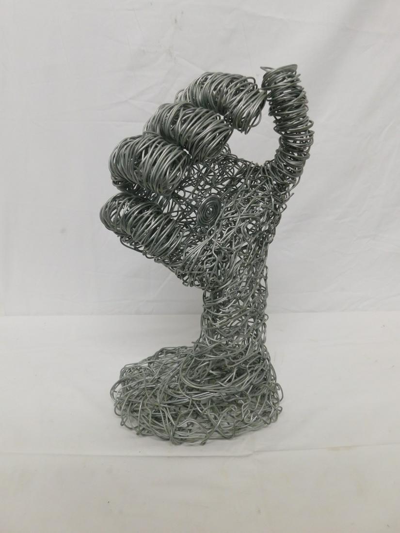 Abstract Wire Hand Sculpture (1 of 5)