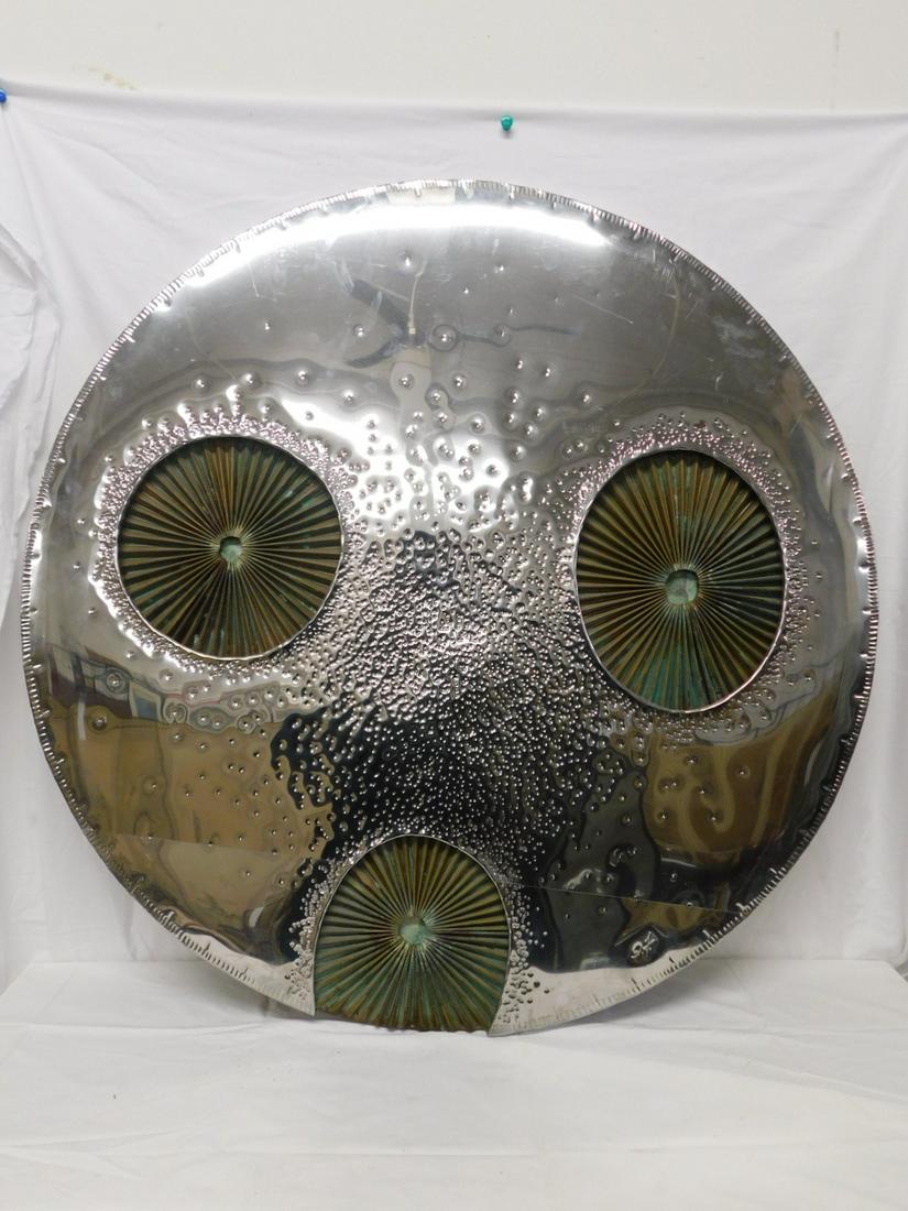 Modern Abstract Round Wall Plaque (1 of 6)