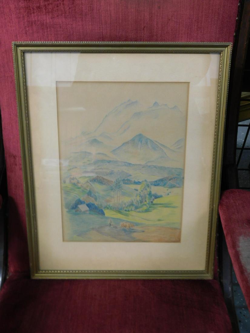 American landscape, colored pencil (1 of 4)