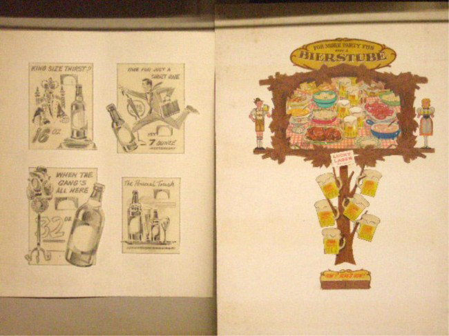 1950's & 1960's Beer Ad Campaign Designs