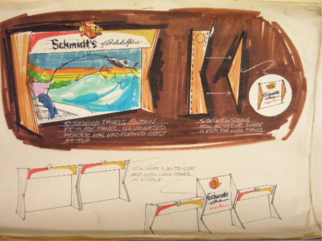 1960's & 1970's Schmidt's Beer Ad Campaign Designs