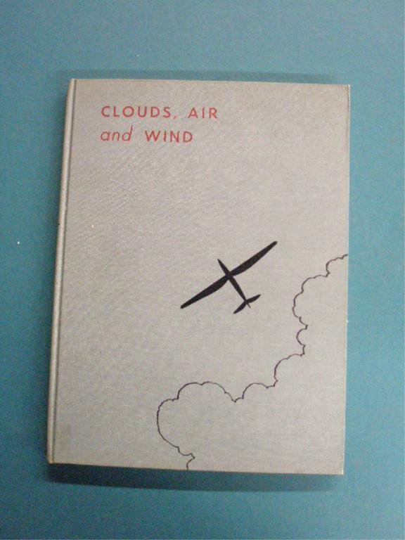 Signed & Inscribed Clouds, Air and Wind Book: Sloane, Eric. "Clouds, Air and Wind", New York, 1941. [inscribed by author with drawing, on flyleaf].