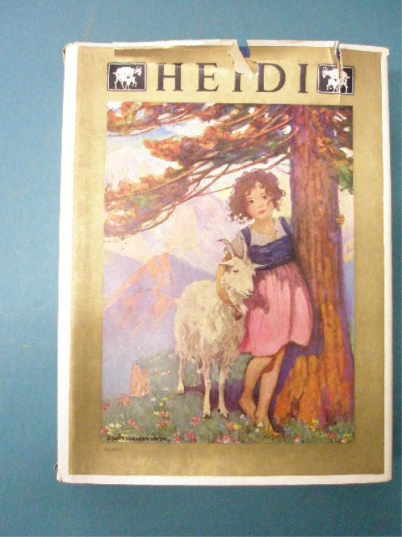 1922 Jessie Wilcox Smith Illustrated Heidi Book: Spyri, Johanna "Heidi", David McKay Company, 1922 [Illustrated by Jessie Willcox Smith].