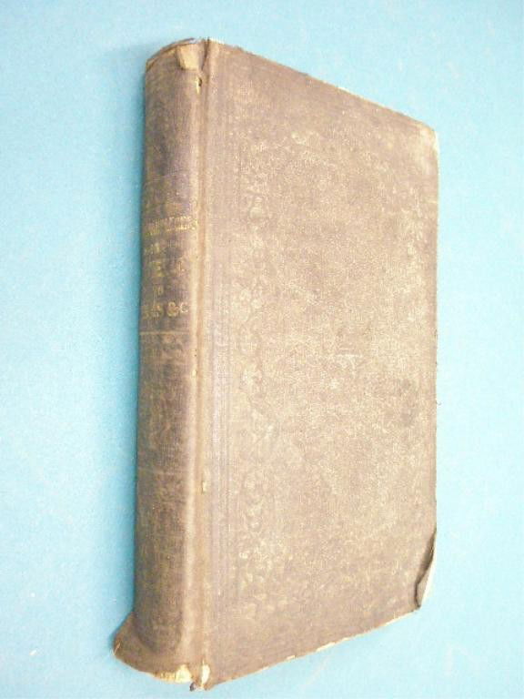 1850 Reconnaissances San Antonio to El Paso Book: Johnston, Smith, et al. "Reports of the Secretary of War, with Reconnaissances of Routes from San Antonio to El Paso", Washington, 1850. [title page lacking; original covers].