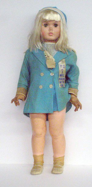 1960 s Hard Plastic Walking Doll