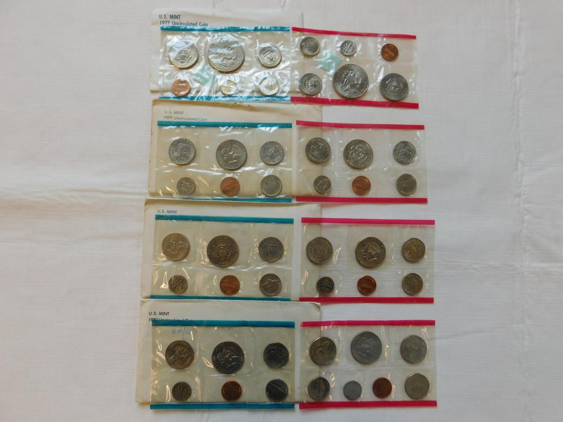 4 U.S. Mint uncirculated Sets (1 of 9)