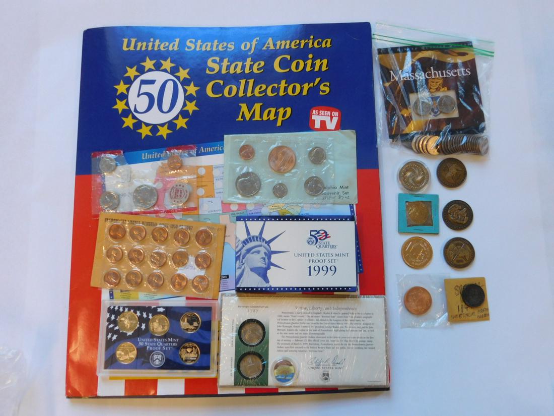 Assorted U.S. Coins & Medals (1 of 16)
