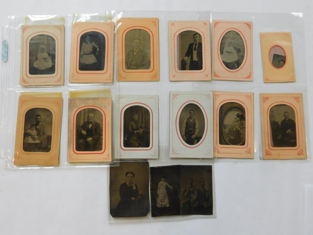 19 Antique Tin Types (1 of 8)