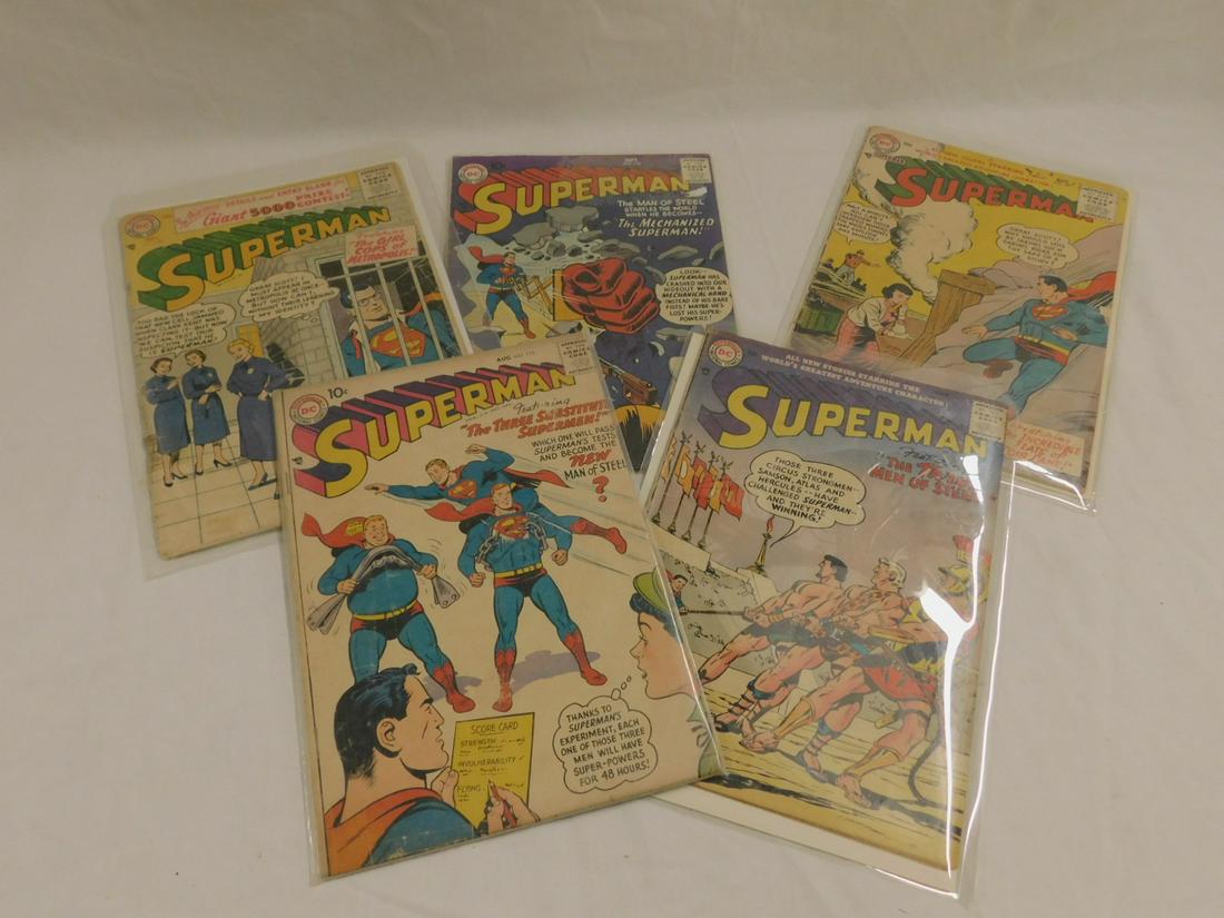 Five DC Gold, Silver Age Comics Superman (1 of 5)