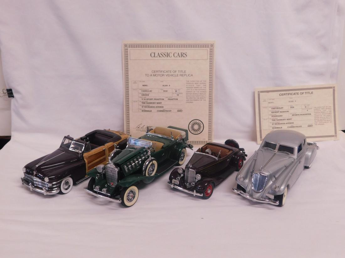 4 Danbury Mint Cars (1 of 3)