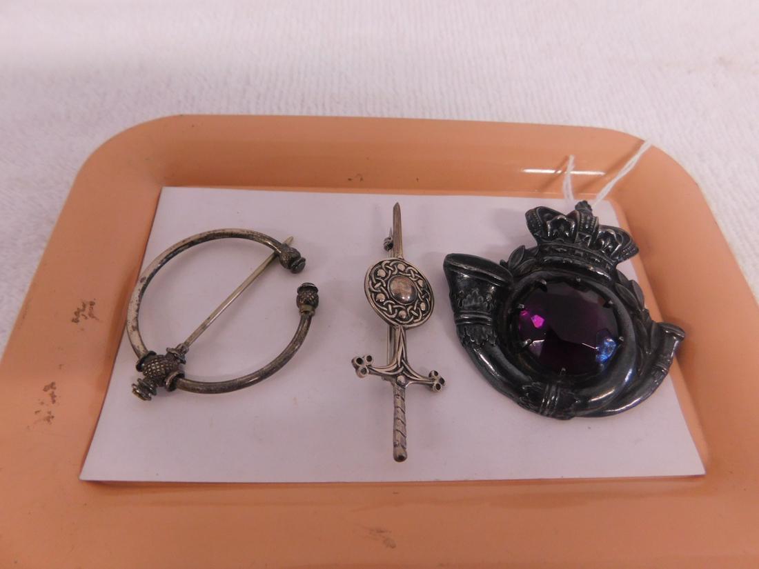 Three Sterling Celtic Pins (1 of 1)
