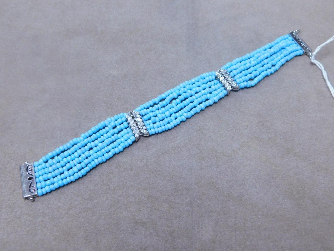 Turquoise & Sterling Bracelet (1 of 2)