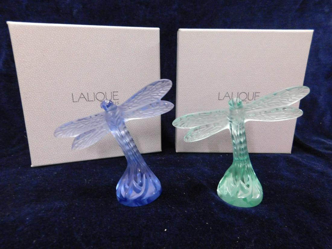2 Lalique Dragon Fly Figures (1 of 7)