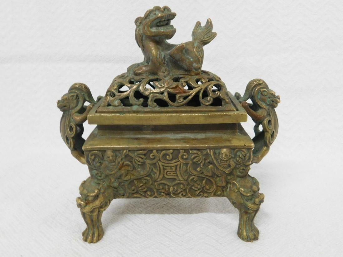 Chinese Bronze Censor (1 of 7)