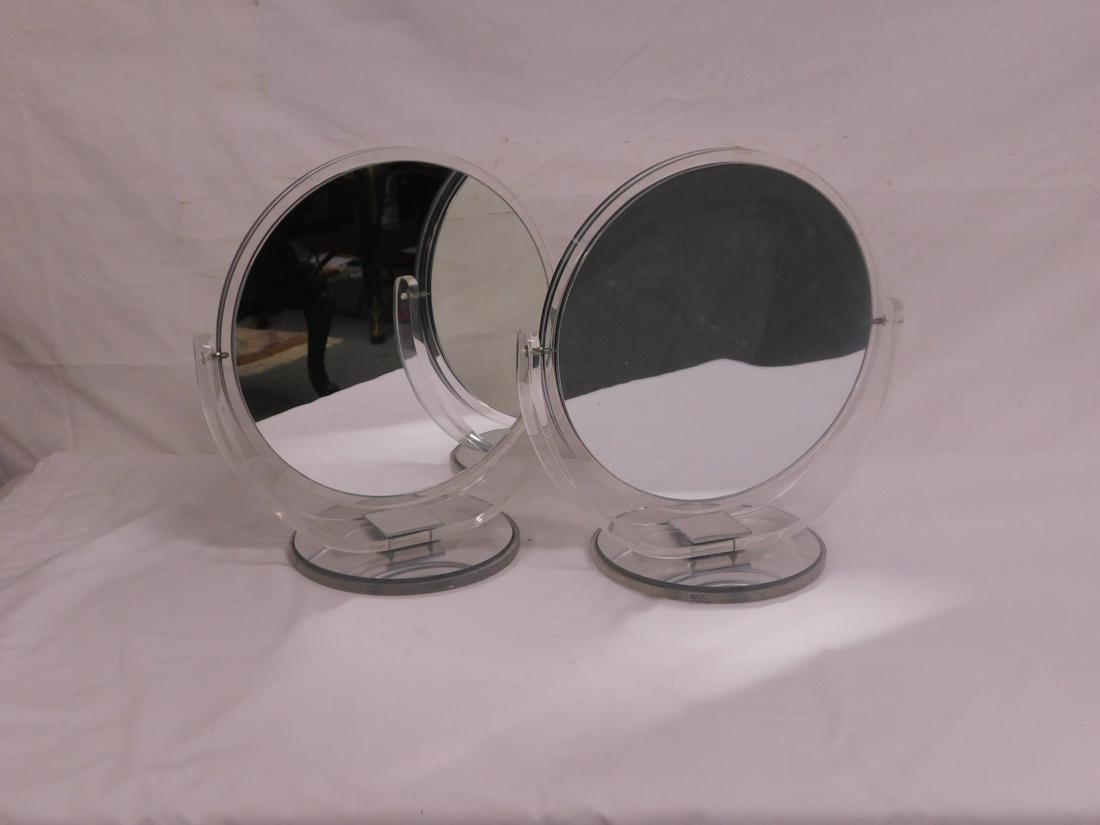Pr MCM Lucite Dresser Mirrors (1 of 4)