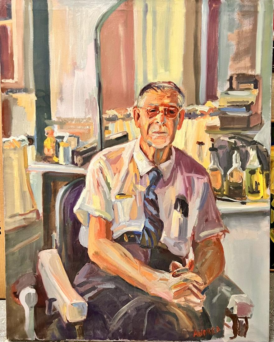 American Expressionist Portrait Painting of a Man (1 of 4)