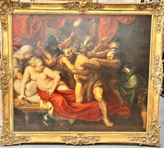 Erich Bamler German Artist Painting after Rubens