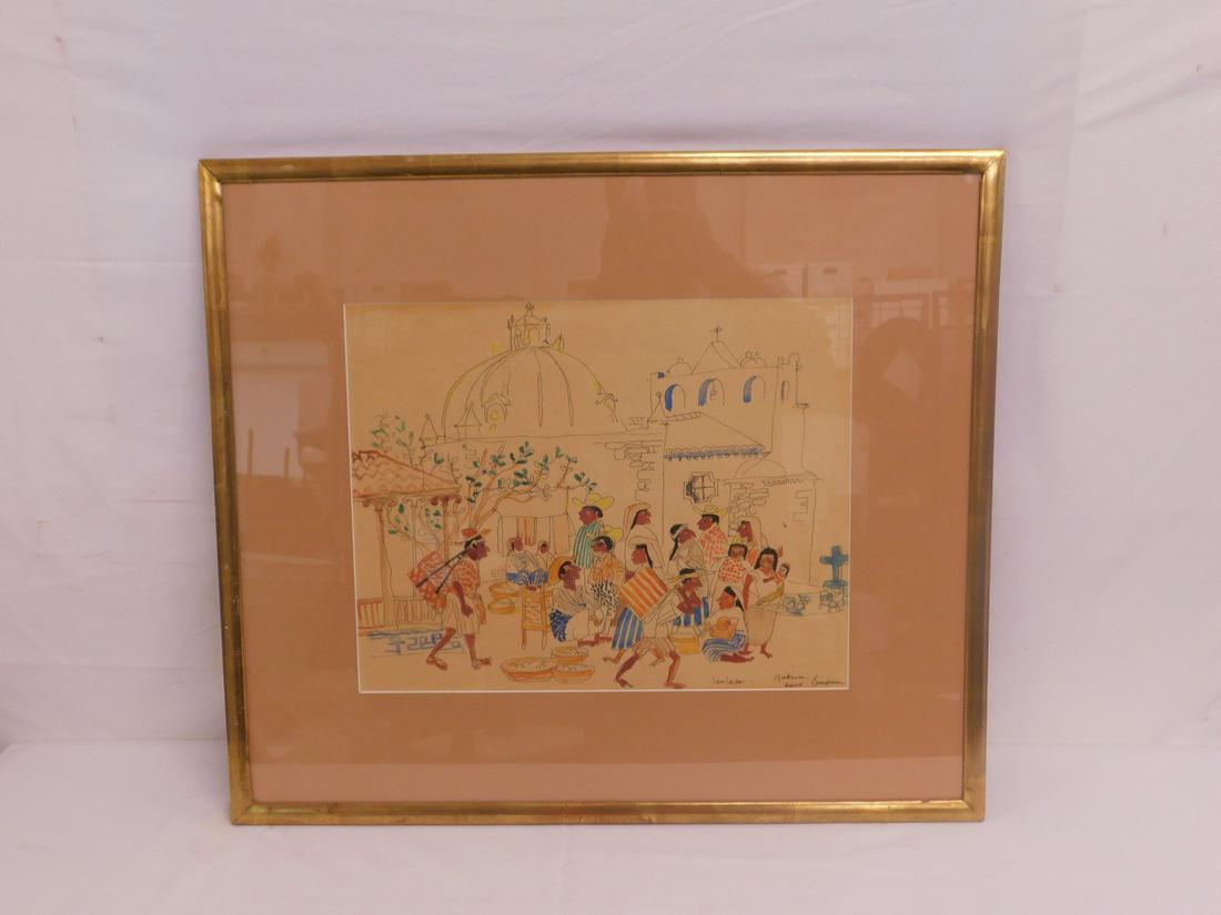 Alfred Bendiner, Haitian Watercolor (1 of 6)