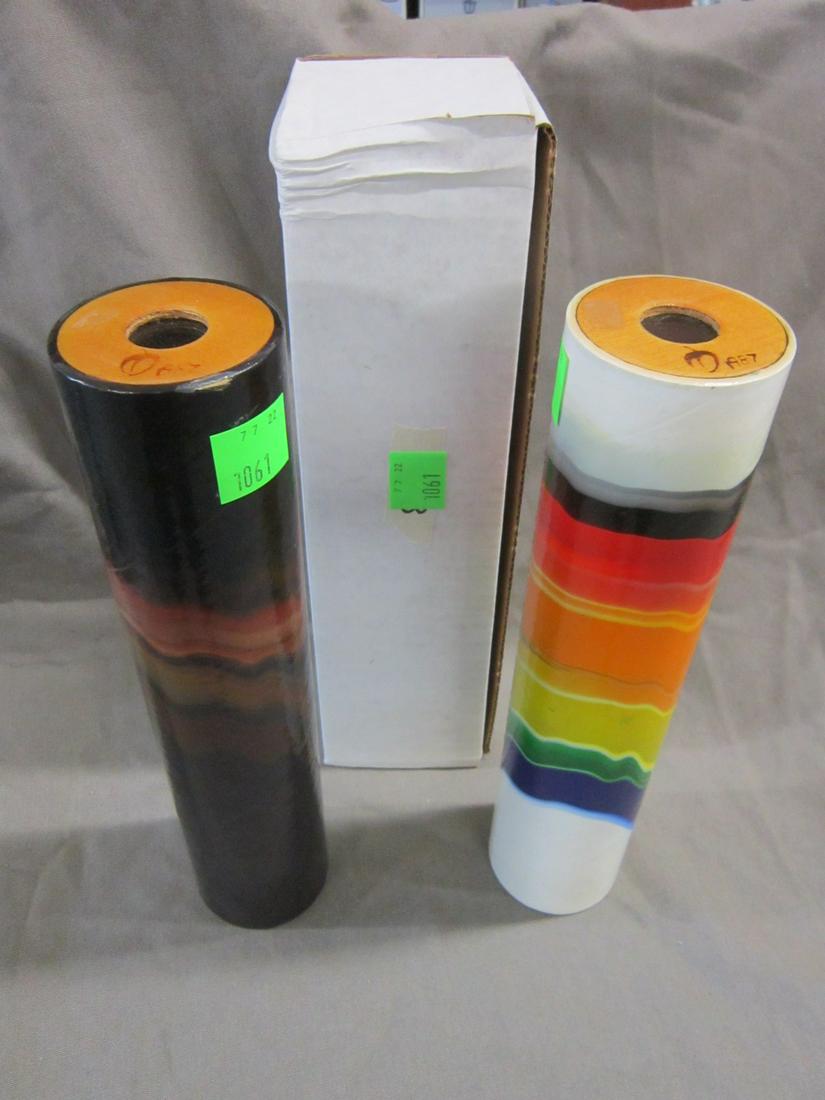 2 Signed Multi Colored Kaleidoscopes (1 of 6)
