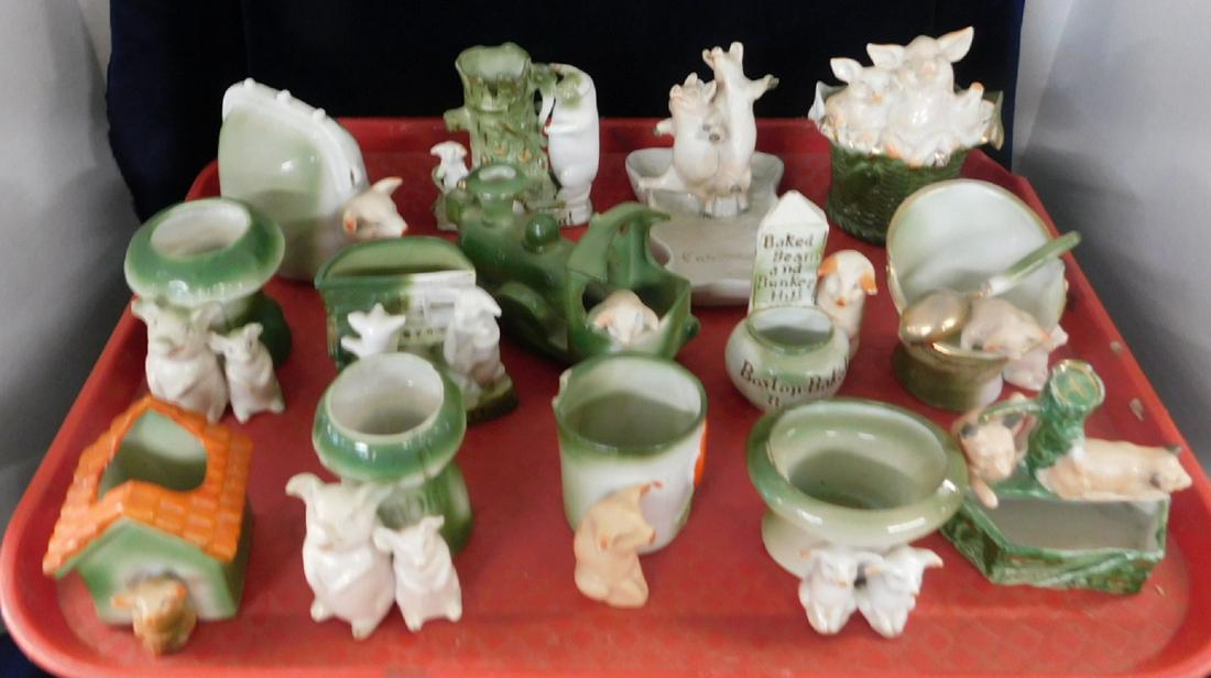 German Porcelain Pig Novelties (1 of 6)