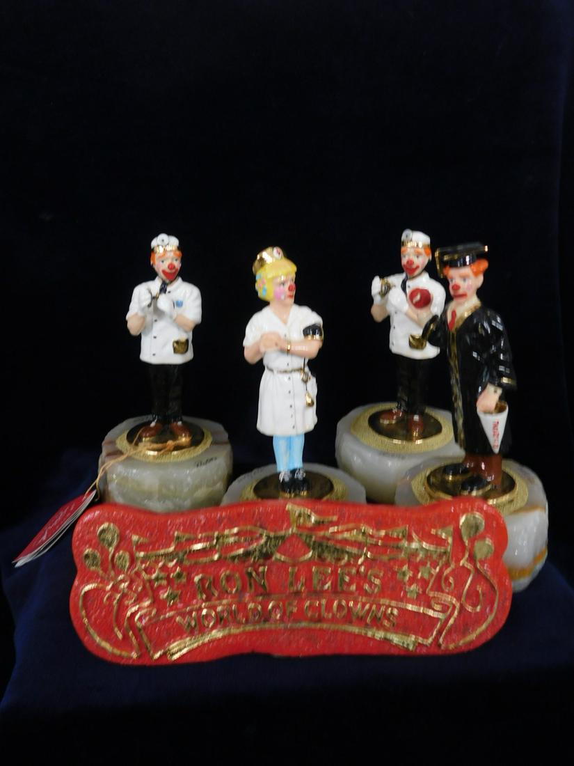 4 Ron Lee Clowns & Plaque (1 of 10)