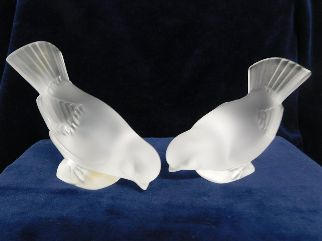 2 Lalique Sparrows (1 of 3)