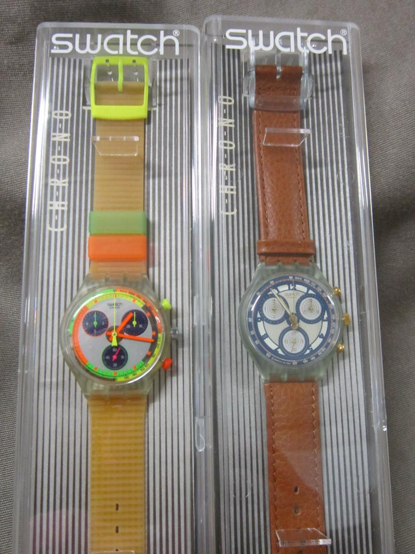 2 Chromo Swatch Watches (1 of 4)