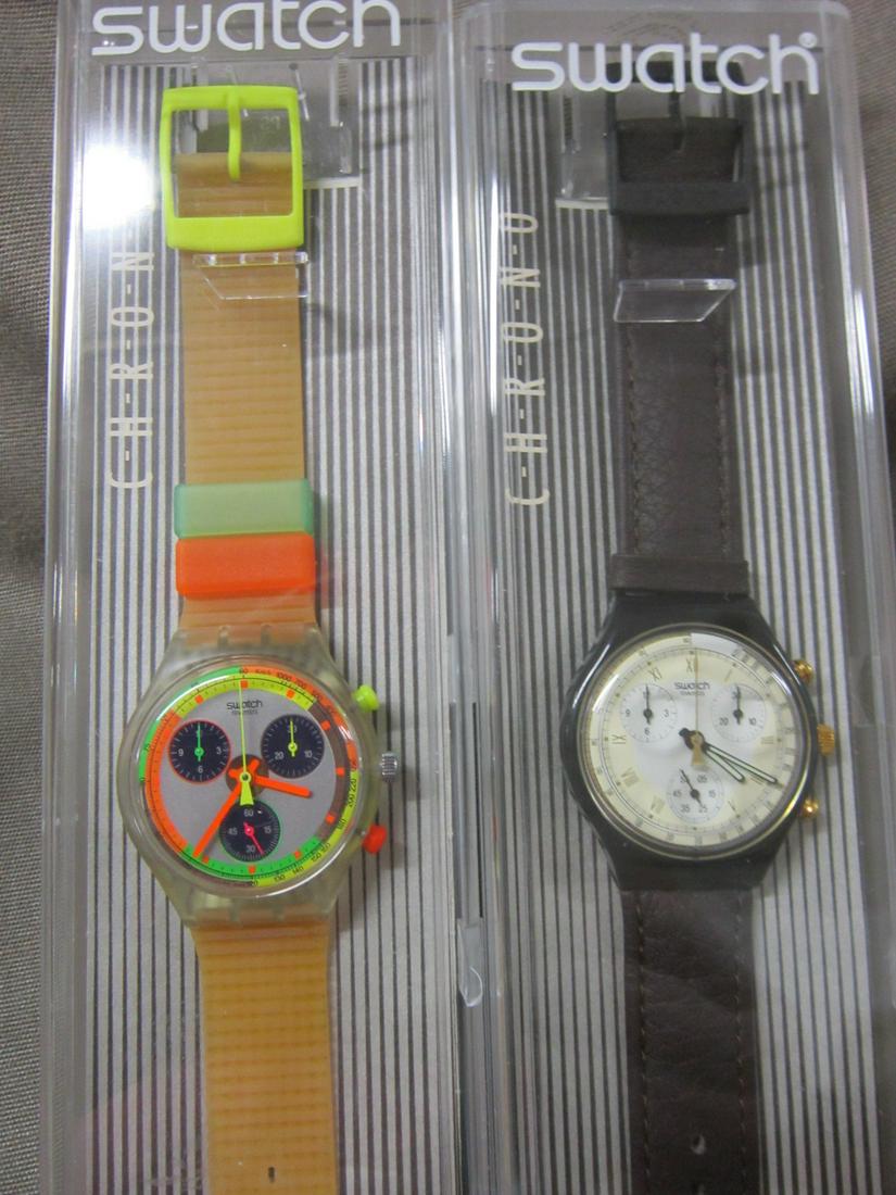 2 Chromo Swatch Watches (1 of 4)