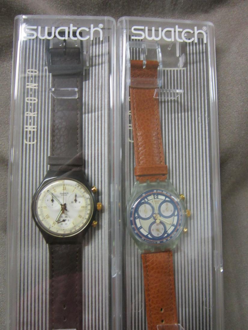2 Chromo Swatch Watches (1 of 3)