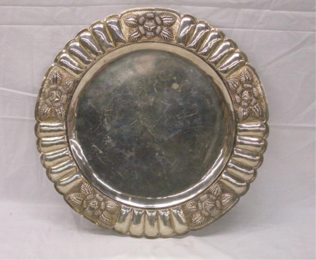La Esmeralda Mexican Silver Charger