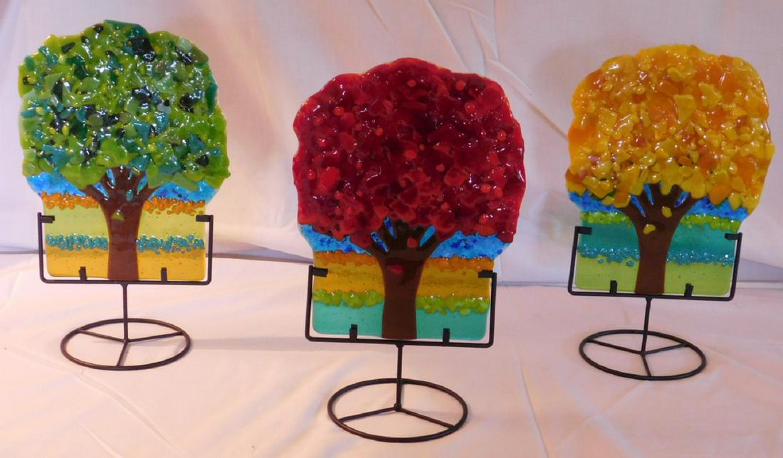 (3) Anne Nye Studio Glass panels (1 of 7)