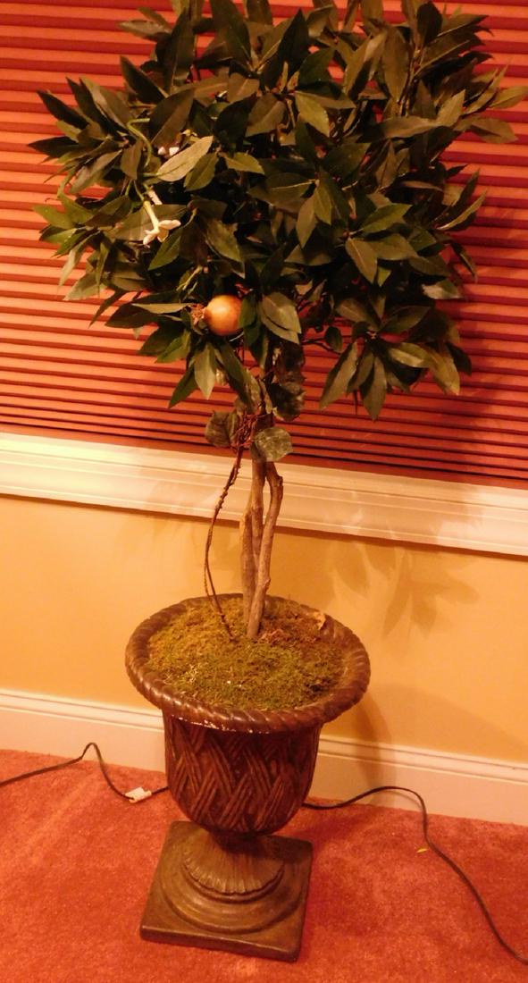 Potted artificial tree (1 of 3)
