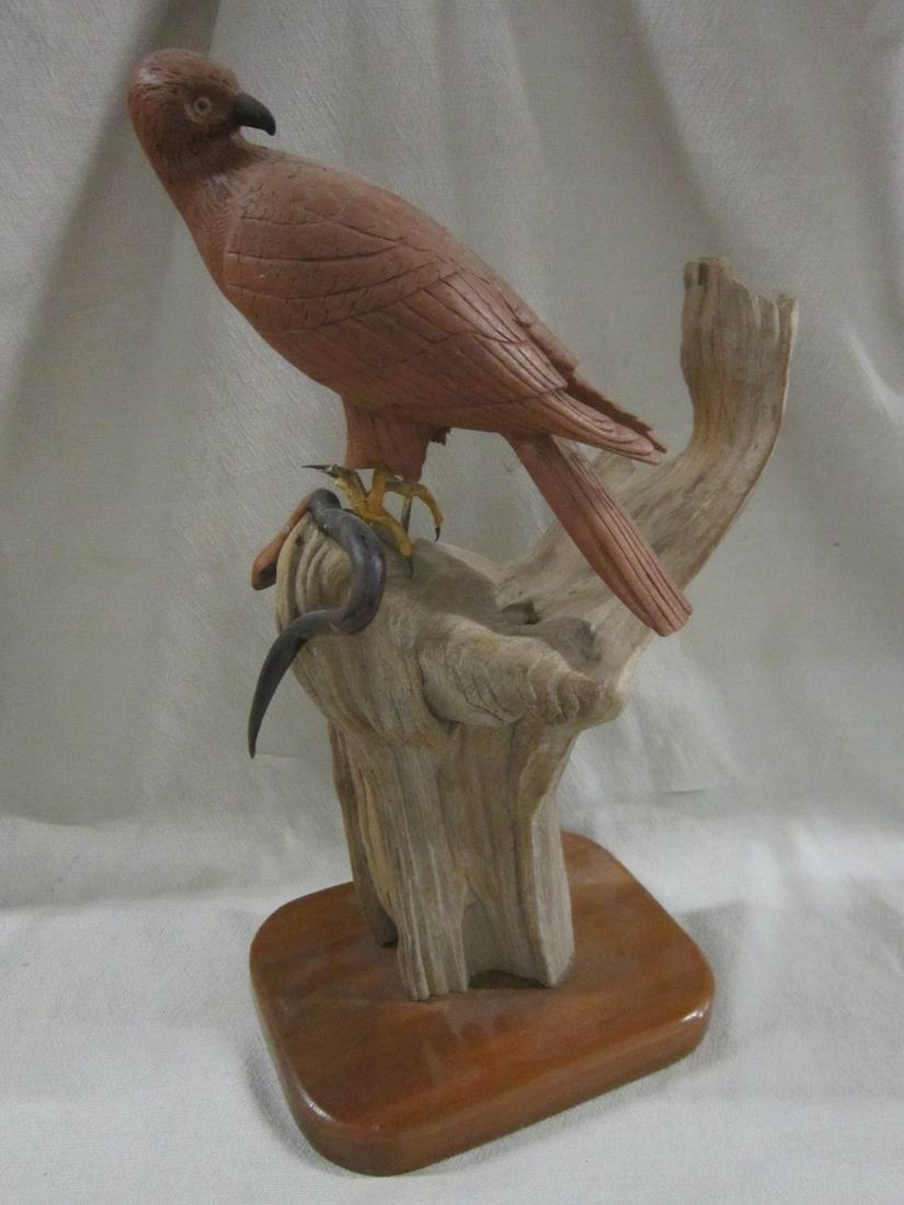 Carved Hawk on Driftwood (1 of 4)