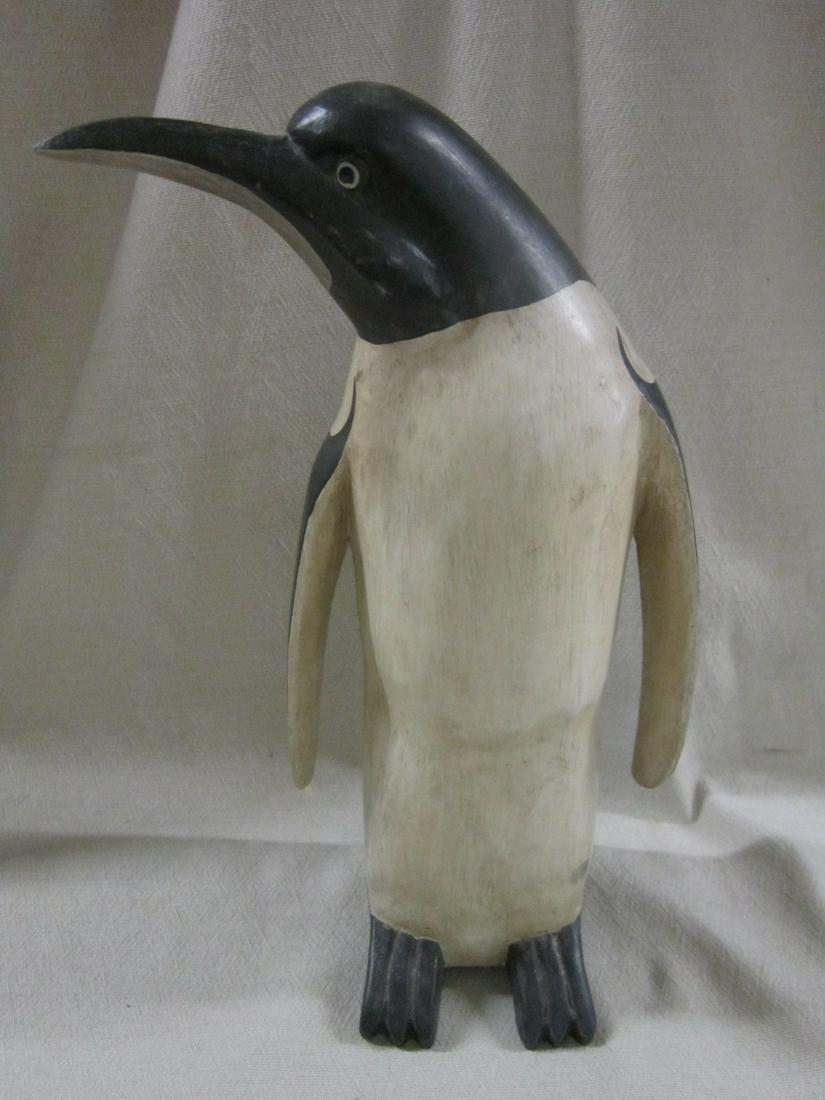 Vintage Penguin Carving (1 of 3)