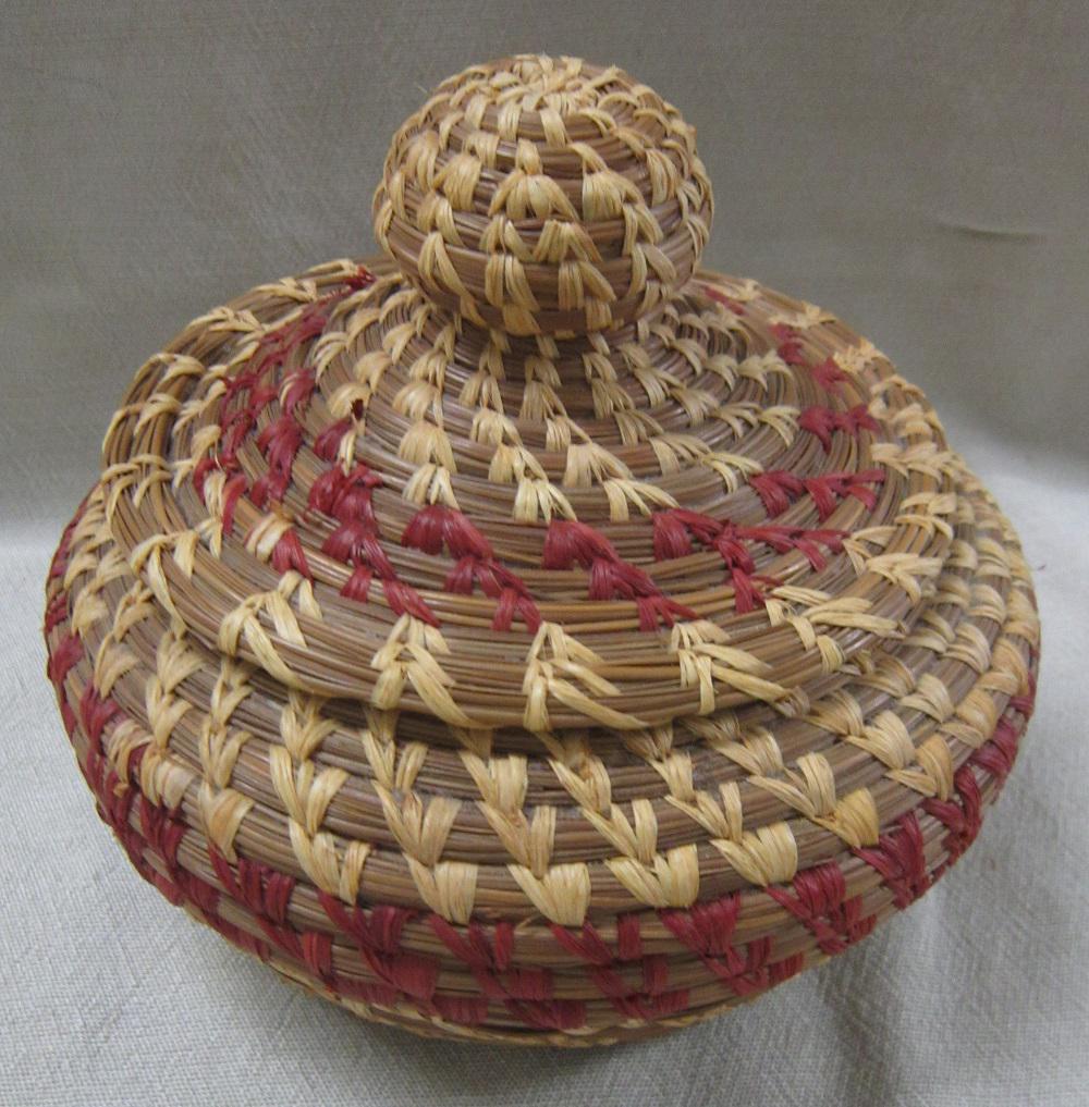 Rosabel Sylestine, Coushatta Indian Basket (1 of 6)