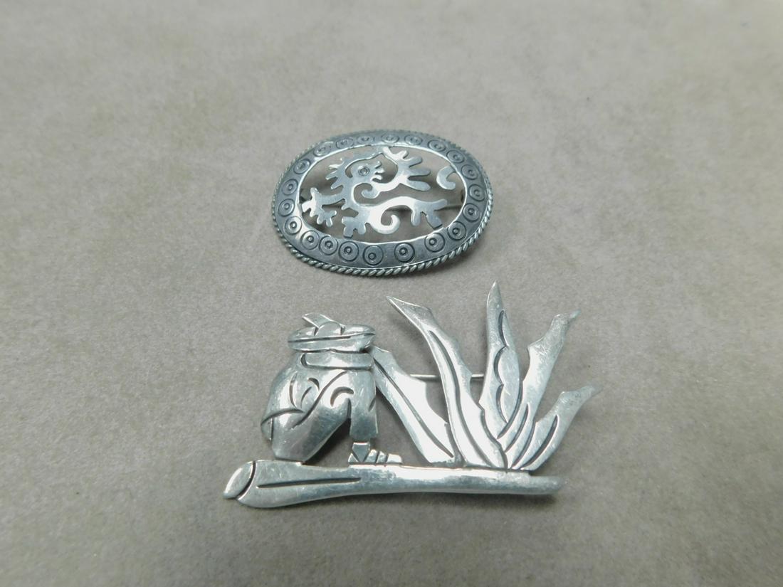 2 Mexican Sterling Pins (1 of 3)