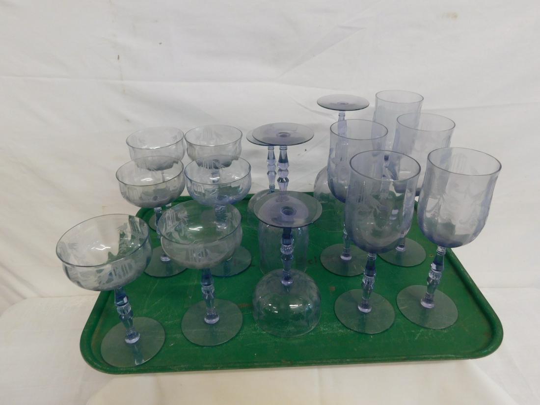 Alexandrite Stemware Set (1 of 2)