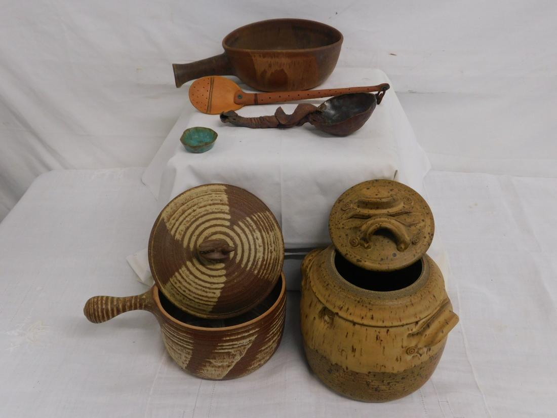Assorted Signed Pottery Pieces (1 of 4)
