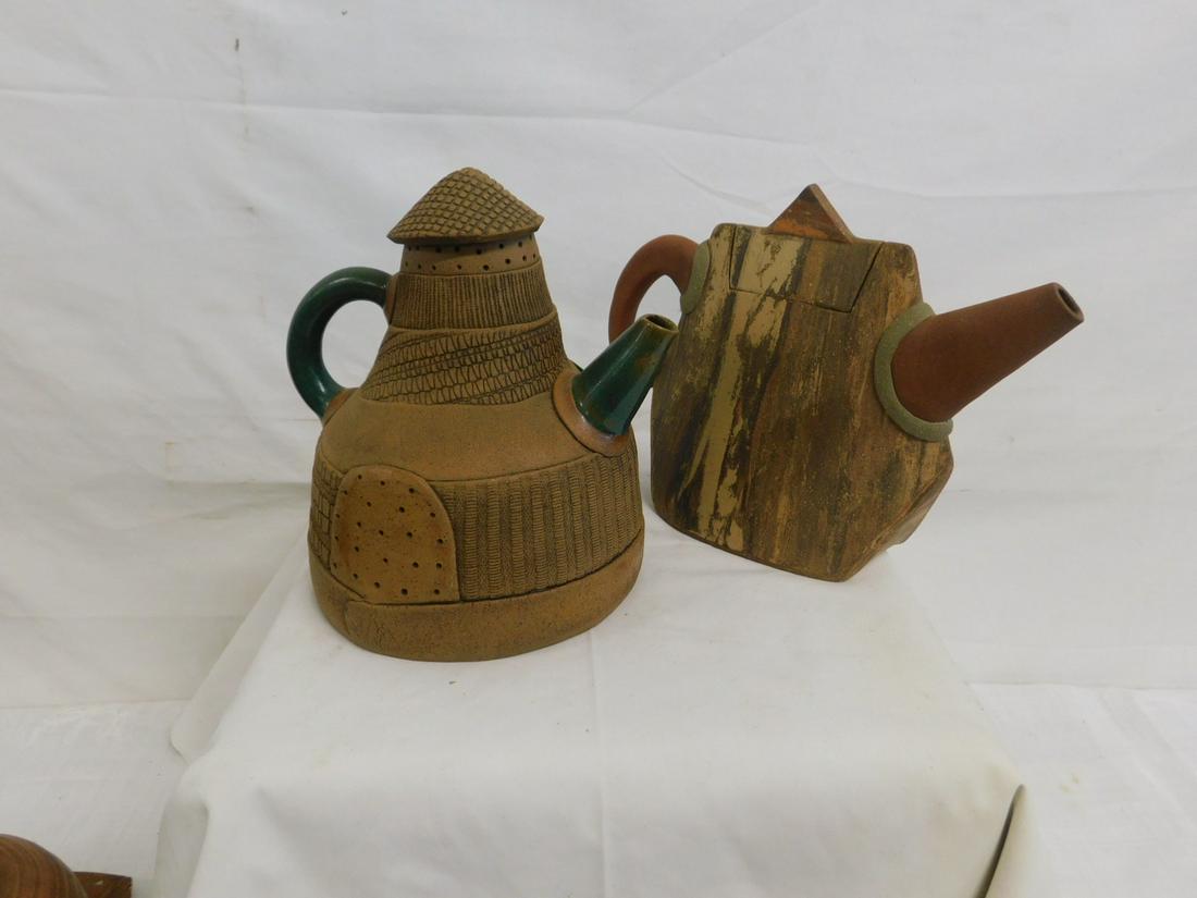 2 Sandra Johnstone Pottery Teapots (1 of 3)