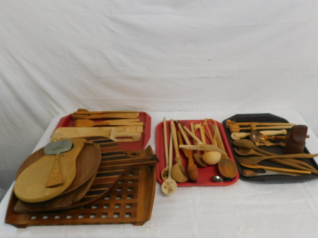 MCM Wood kitchen Items (1 of 6)