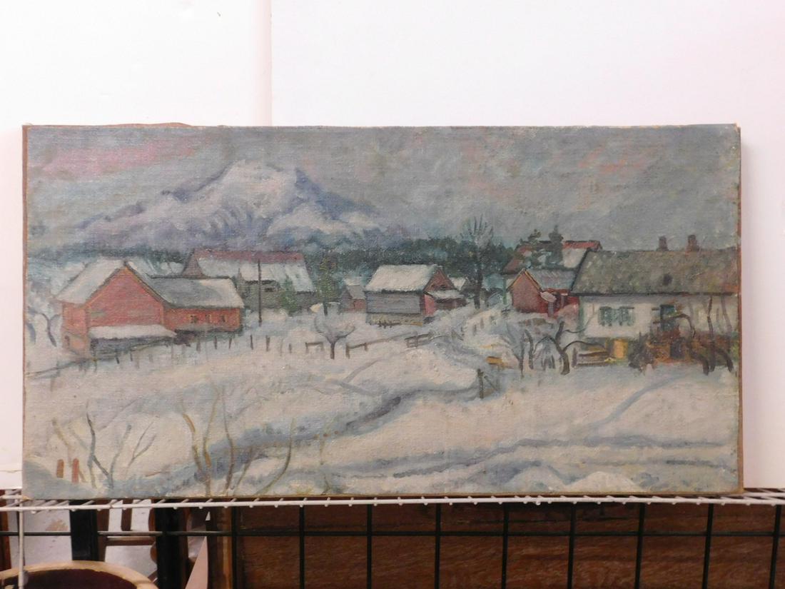 Panoramic Winter Farm Scape (1 of 5)