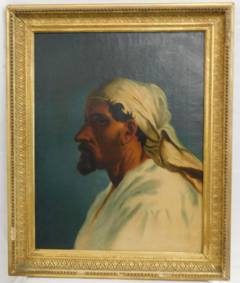 19th C Arab Portrait Painting (1 of 11)