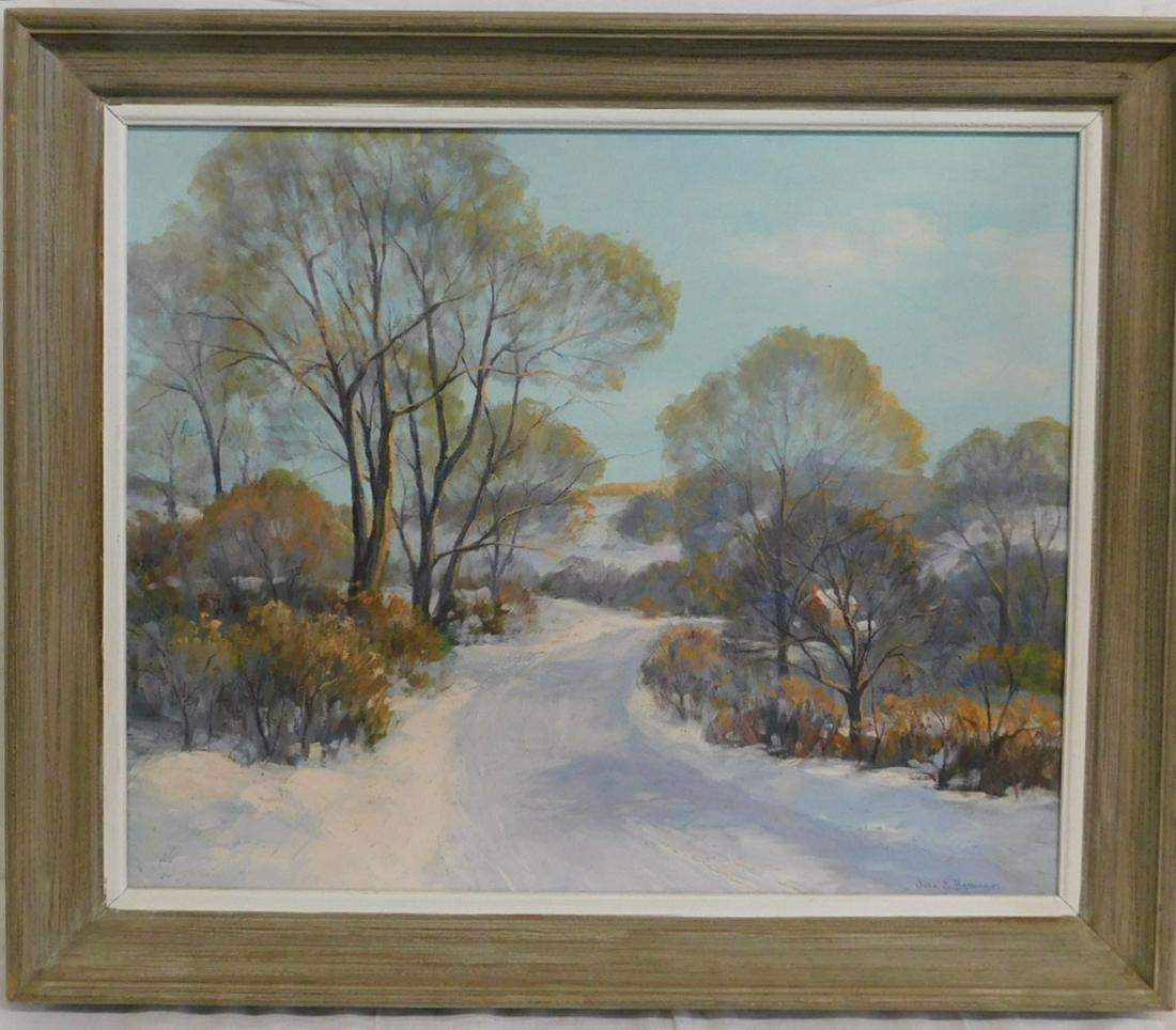 John E. Berninger, Snowscape Painting (1 of 11)