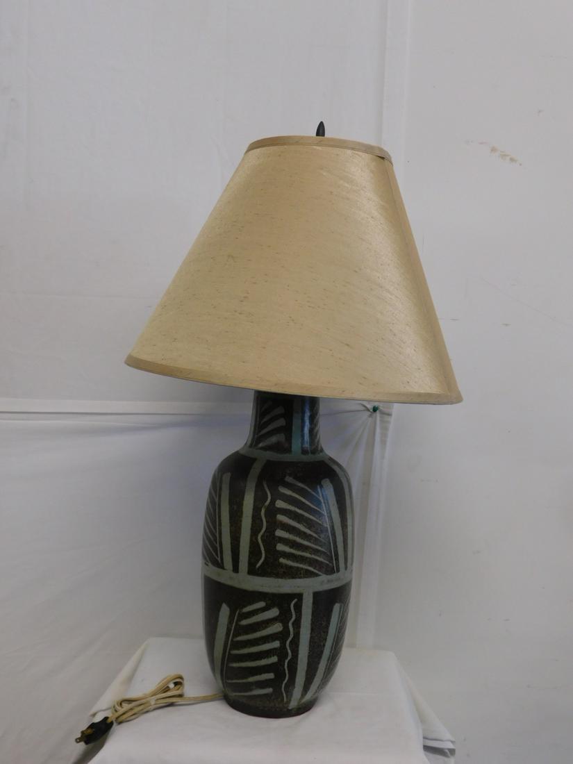 MCM Art Pottery Vase / Lamp (1 of 5)